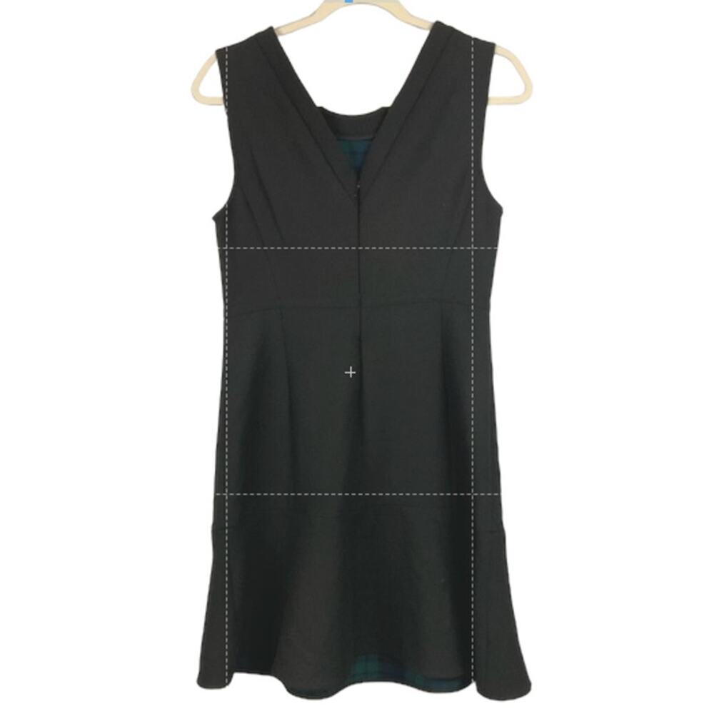 Vineyard Vines Womens Fit Flare Dress Mini Sleeveless Jet Black sz 8 NEW NWT